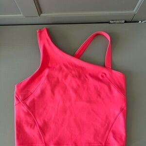 lululemon athletica Pink One-Shoulder Tank Top